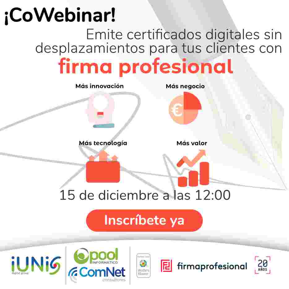 CoWebinar: Las Ayudas Kit Digital ya están aquí  Miércoles 16 de marzo a las 10:00 y a las 16:00